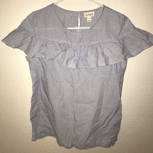 Frilly Striped Girl’s Top